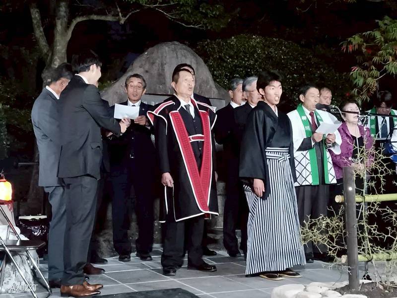 道雪公の口上を述べました