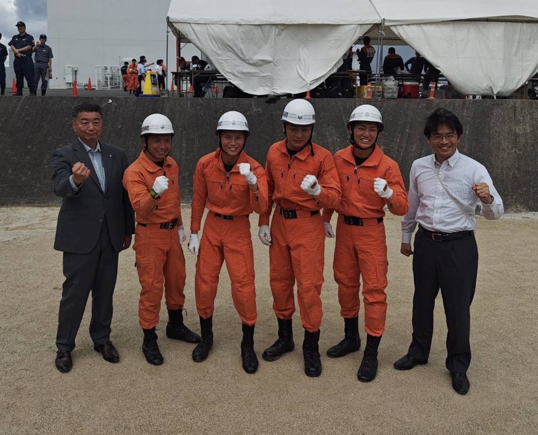 選手との記念写真