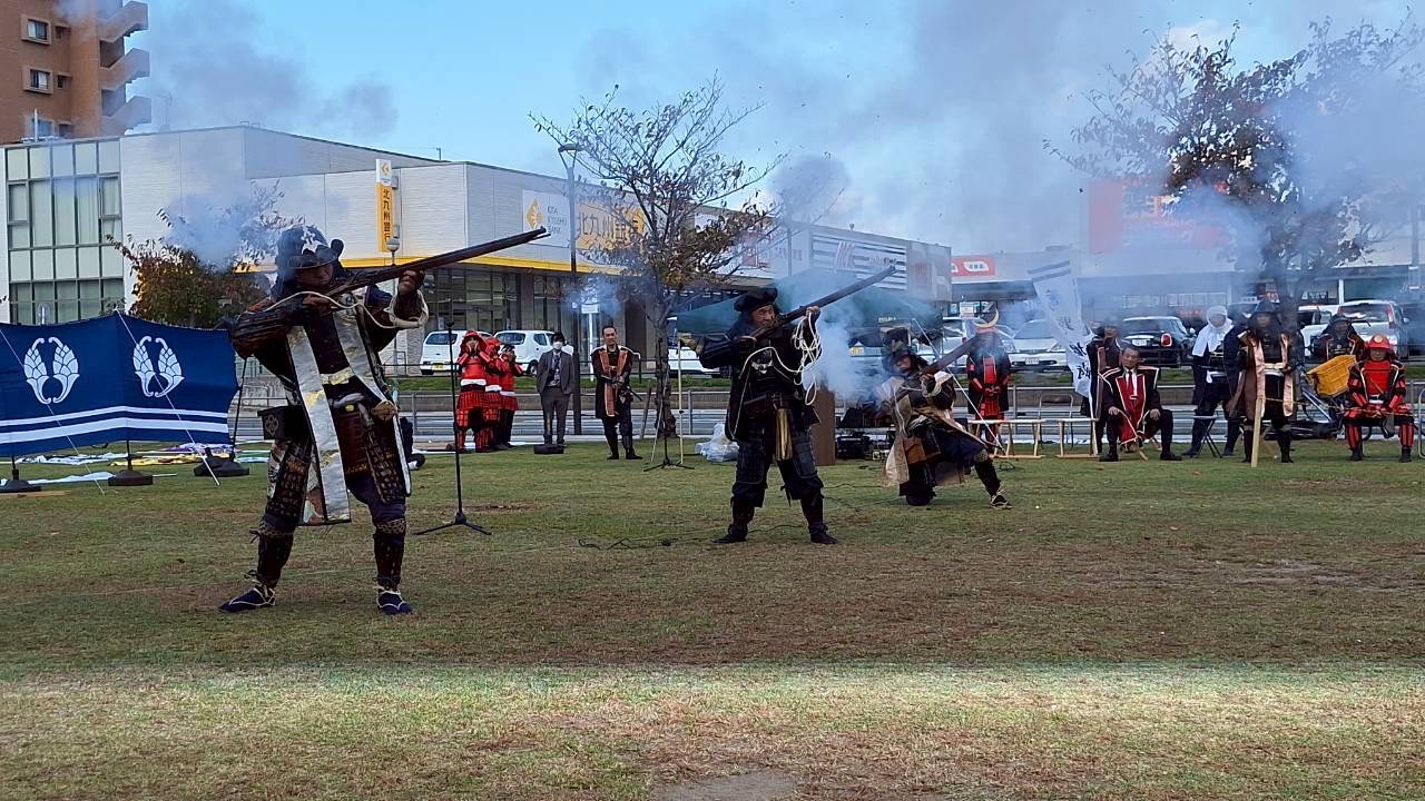 大友鉄砲隊演技