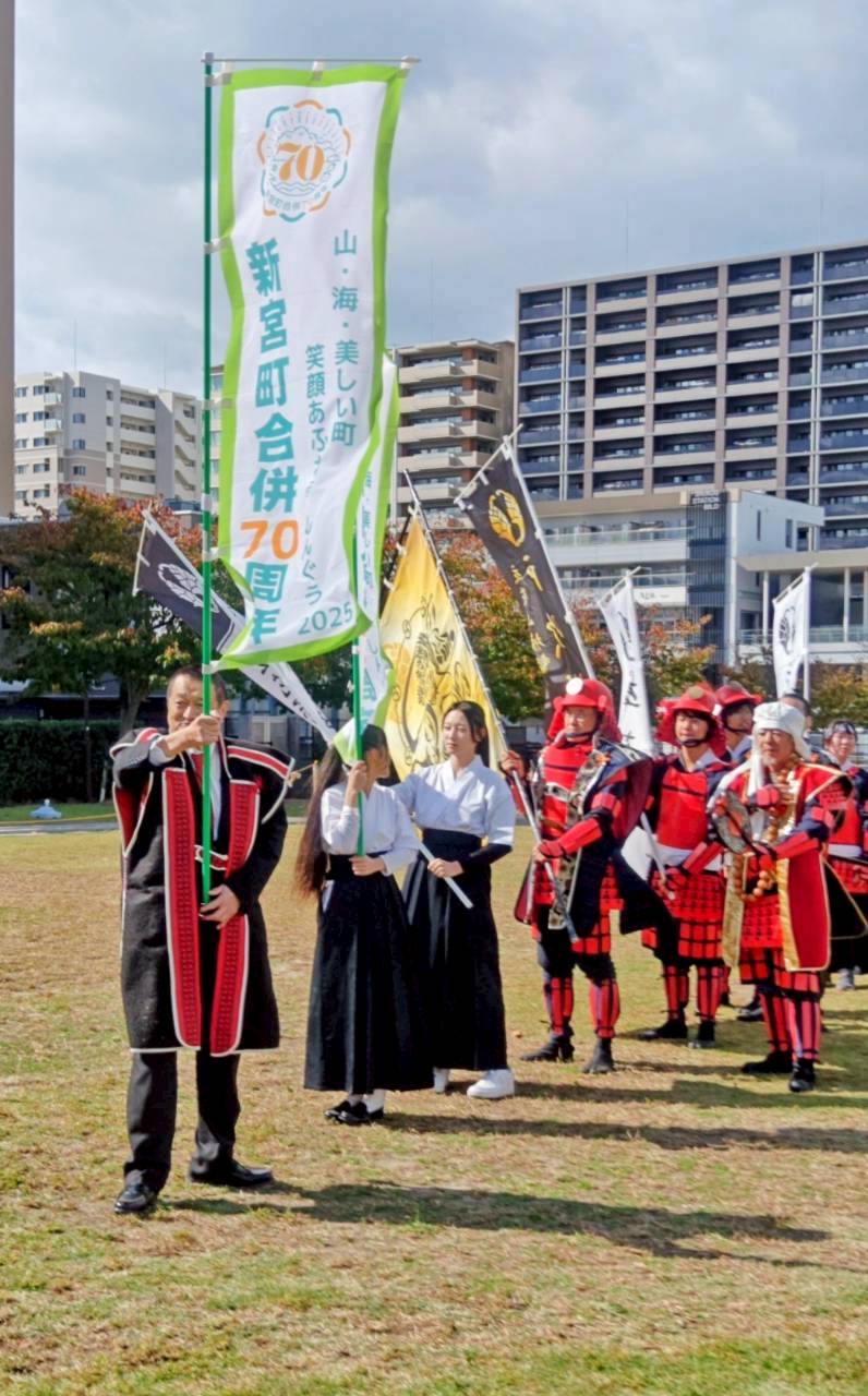 城東高校弓道部と一緒に
