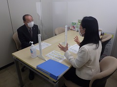 相談室の様子