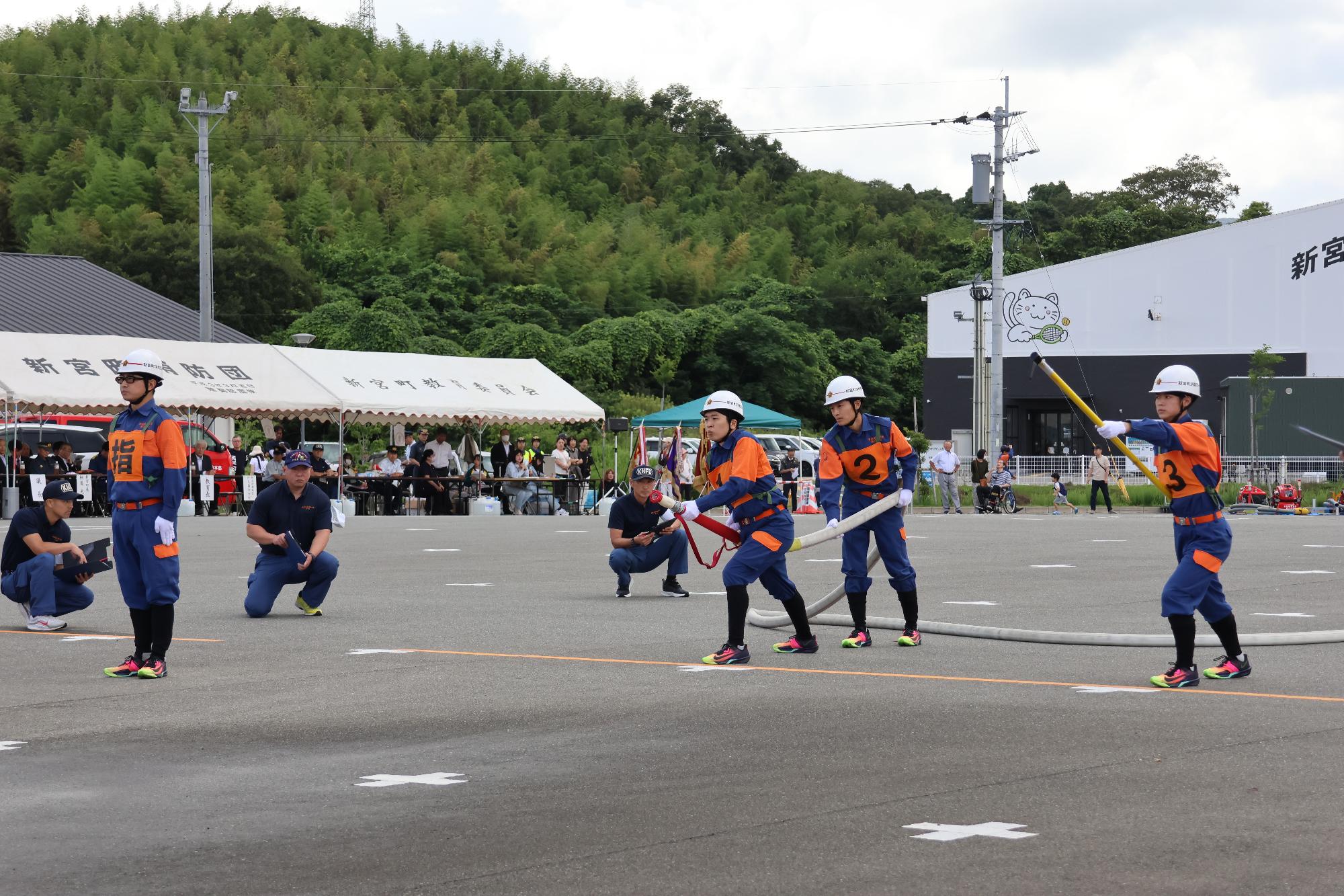 第3分団の競技