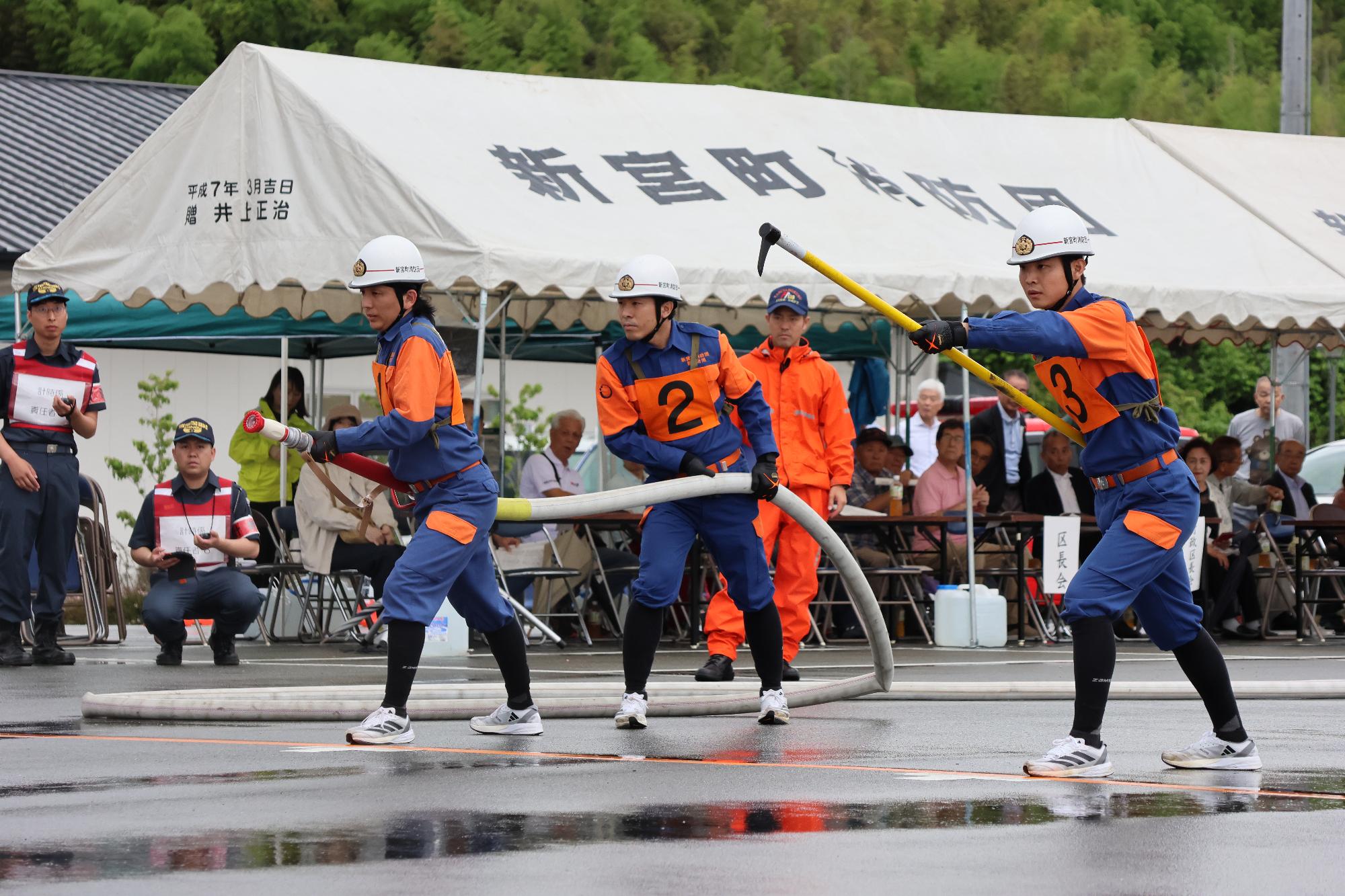 操法ポンプ車1線