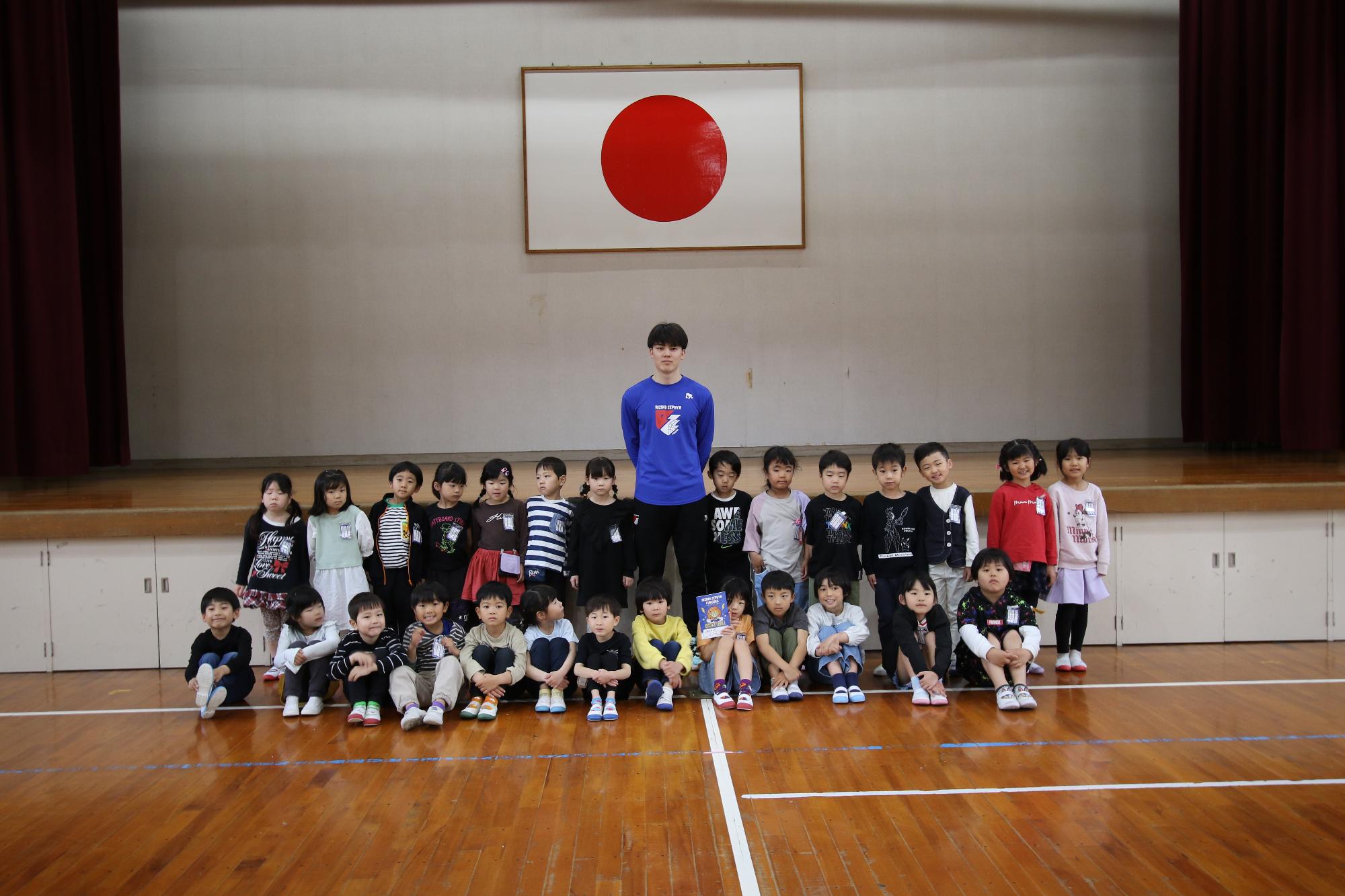 石井選手との記念撮影