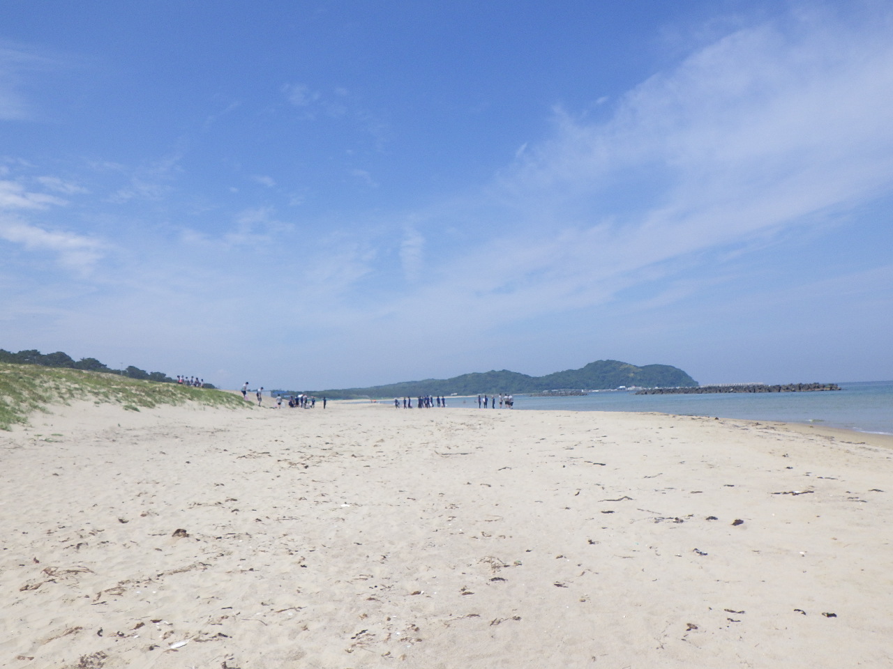 新宮海岸ごみ拾い風景4