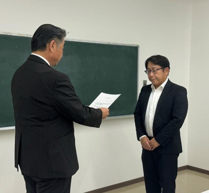 町長と原先生